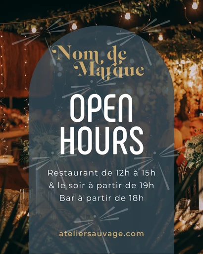 Publication GMB pour restaurant - Community Manager