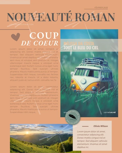 Publication Instagram pour librairie - Template